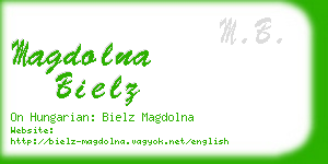 magdolna bielz business card